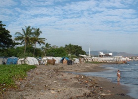 Fluechtlingslager in Dili