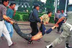 Festnahme in Bandung
