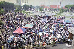 Demo in Surabaya